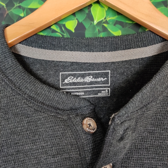 Eddie Bauer Dark Blue Thick Long Sleeve - Picture 2 of 3